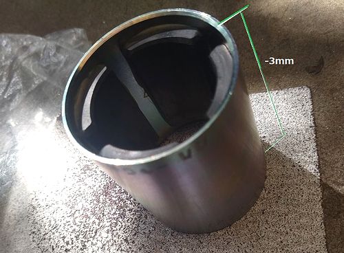 スカイウェイブ用セルモーターのヨークを削る